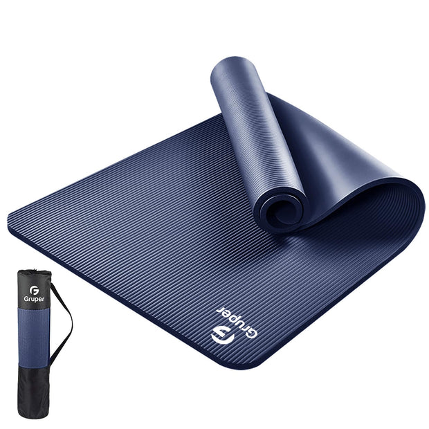 Thick Yoga Mat Non Slip, Large Size 72" L x 32" W x 0.6" TH, Premium Exercise & Fitness Mat with Carrying Strap and Bag, Workout Mats for Home