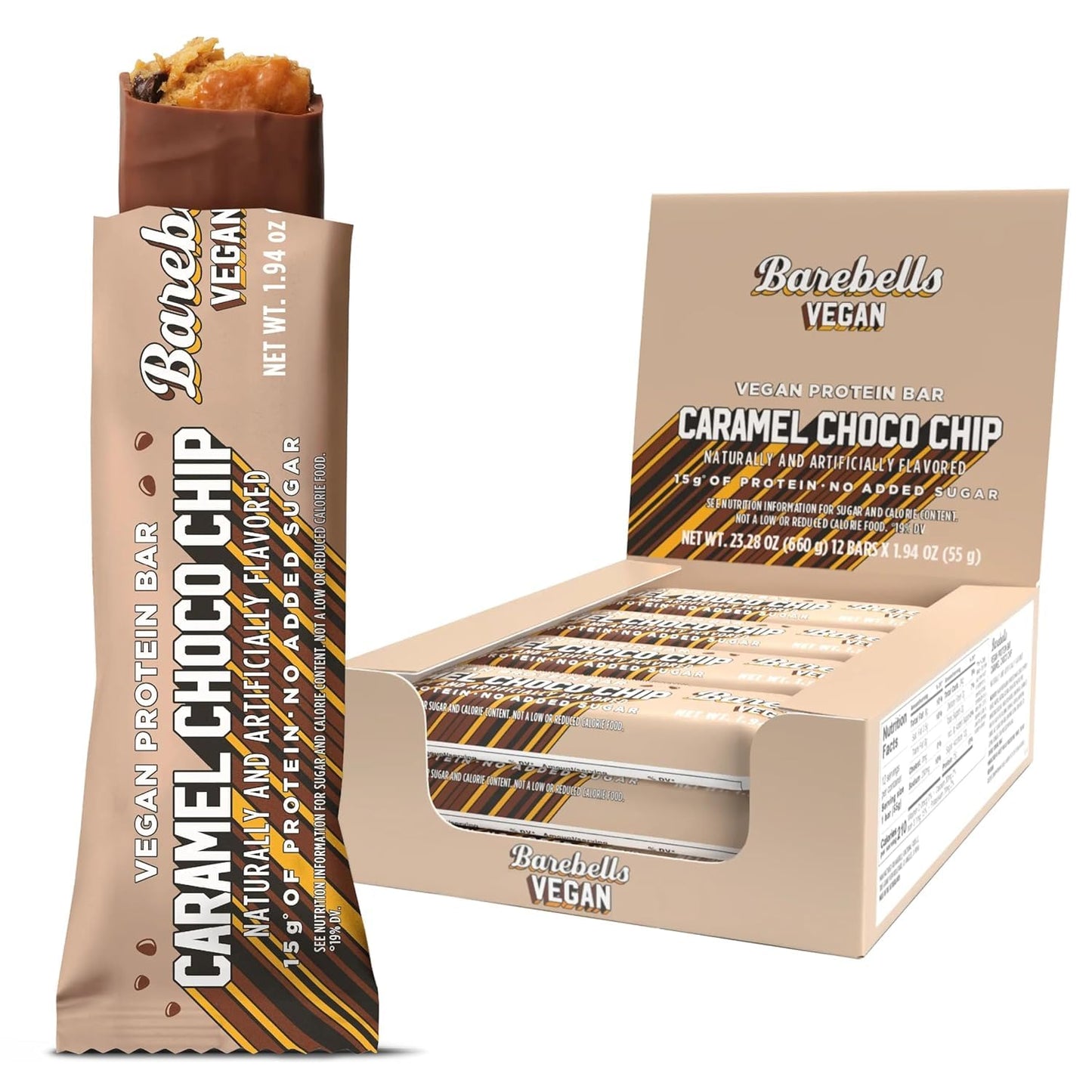 Barebells Protein Bars Variety Pack - 12 Count, 1.9oz Bars - Protein Snacks with 20g of High Protein - Chocolate Protein Bar with 1g of Total Sugars - Perfect on The Go Protein Snack & Breakfast Bars