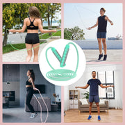 Jump Rope for Women & Men Adjustable Length Cotton Skipping Rope for Adults & Kids Workout Equipment for Weight Loss, Cardio, Boxing & Fitness Suitable for Home, Gym & School Use