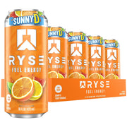 RYSE Fuel Energy Drink - Variety Pack - Sugar Free, Gluten Free & Vegan - 200mg Natural Caffeine, Taurine & Choline for Focus & Energy - No Artificial Colors - 16 fl oz Cans (12-Pack)