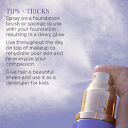 Tatcha Luminous Dewy Skin Mist | 2-in-1 Hydrator & Finishing Spray with Hyaluronic Acid for a Dewy Glow | 1.35 oz