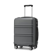 Kono 3 Piece Luggage Sets Expandable(only 28") Lightweight with Spinner Wheels TSA Lock Hardside Travel Rolling Suitcases 20in 24in 28in Carry on Pink