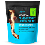 LEGION Whey+ Protein Whey Isolate from Grass Fed Cows - Whey Protein Isolate Powder Low Calorie, Non-GMO, Sugar Free, Lactose and Gluten Free, All Natural Protein Powder for Men & Women 30 Servings