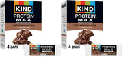 KIND Protein MAX, Dark Chocolate Crisp, 20g Protein, 1g Sugar, Low Sugar, High Protein Snack Bars, 4 Count