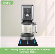 Sliding Pad for Ninja NC501 CREAMi Ice Cream Maker,Professional Ice Cream Machine Slider Mat,Ice Cream Maker Accessories,Quickly Slide the Ice Cream Makers on Table(13.78"x8.66")