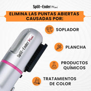 Split Ender Mini – Original Cordless Split End Hair Trimmer for Dry, Damaged, Brittle, Broken, Curly, Frizzy, or Straight Hair – Battery Operated (3 AAA) – at Home Hair Care & Styling Tool – Pink