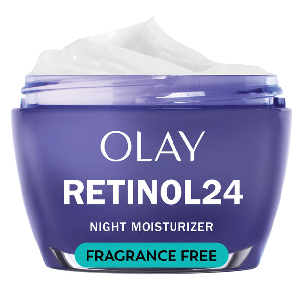 Olay Retinol Face Moisturizer, Smooth & Renew Cream for Women, Fragrance-Free - Anti-Aging, Anti-Wrinkle, Smooth Fine Lines, Tightening, Brightening - Recyclable Sustainable Eco Jar, Non-Greasy, 2 Oz