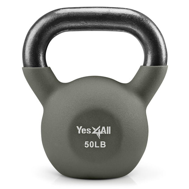 Yes4All Kettlebells 5lbs-65lbs & Kettlebell Sets Adjustable Weights, Kettlebell for Weight Training, Home Workout Equipment with Secure Grip for High Rep, Exercise Equipment