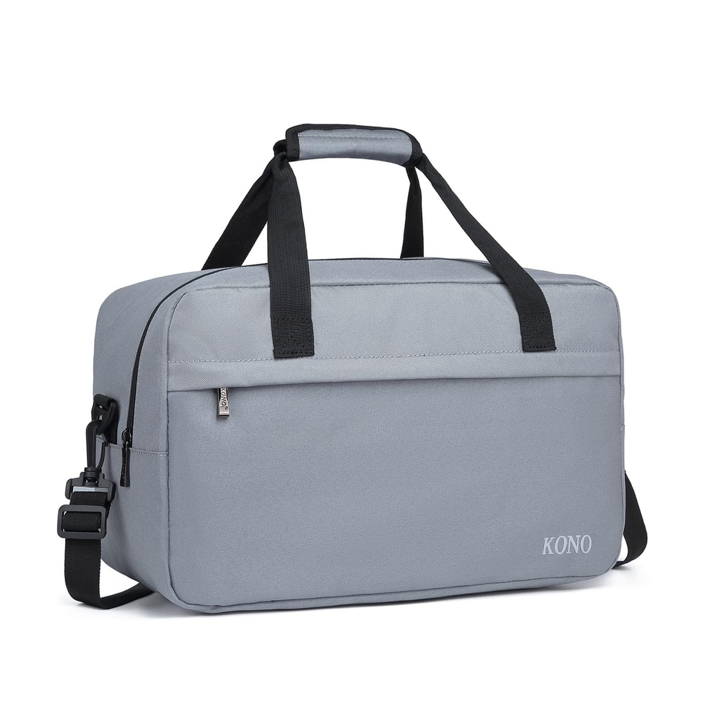 Kono Travel Duffel 13.78"x7.87"x7.87" Under Seat Carry-On 14L Sports Tote Gym Weekender Overnight Bag Extra Small, Black