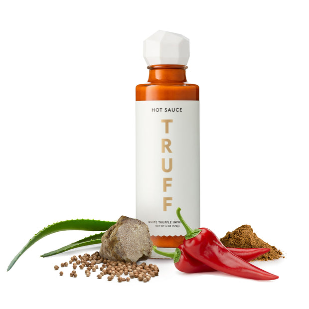 TRUFF Original Black Truffle Hot Sauce, Gourmet Hot Sauce with Ripe Chili Peppers, Black Truffle Oil, Agave Nectar, Unique Flavor Experience in a Bottle, 6 oz.