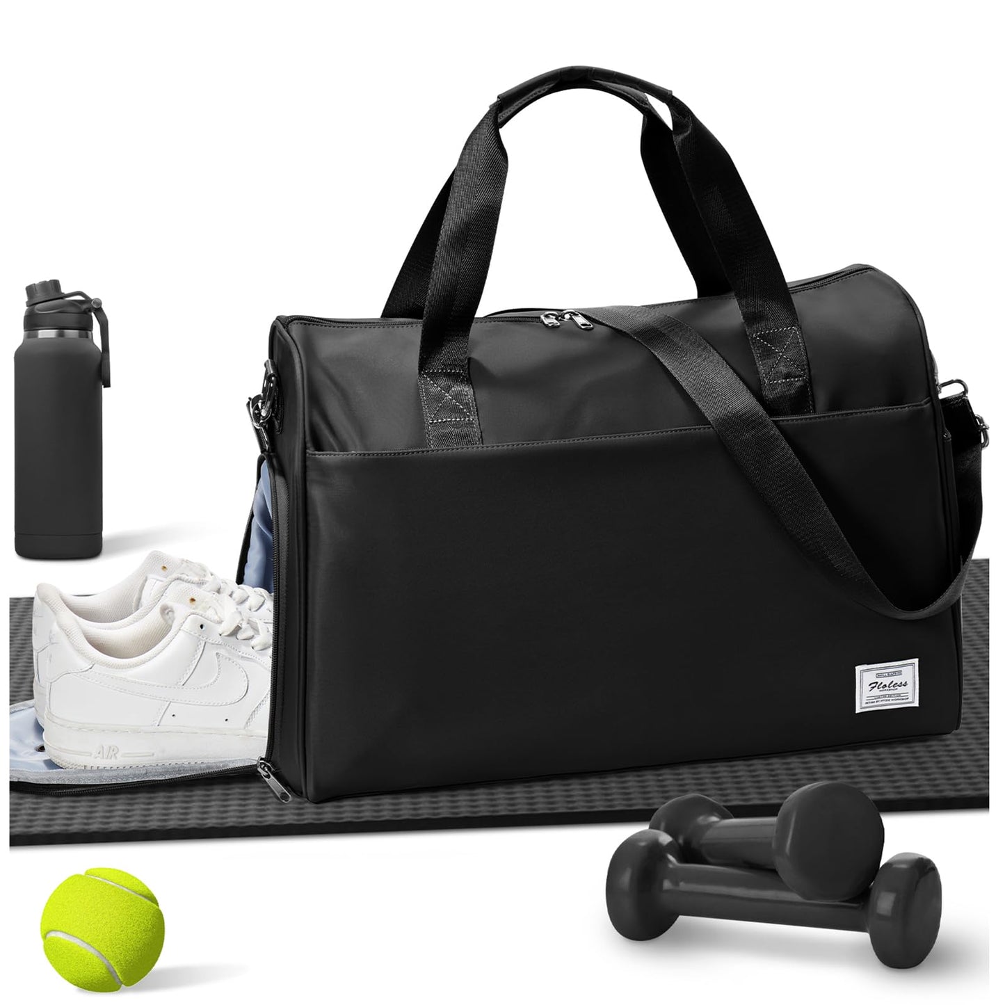 Gym Bag Womens,Travel Duffel Carry on Bag Sport Tote Bag Weekend Overnight Bag