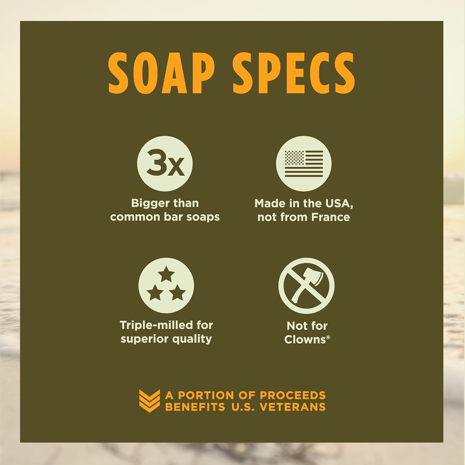 Duke Cannon Supply Co. Big Brick of Soap Bar for Men Bay Rum (Citrus Musk, Cedarwood, Island Spice Scent) Multi-Pack - Superior Grade, Extra Large, All Skin Types, Paraben-free, 10 oz (3 Pack)