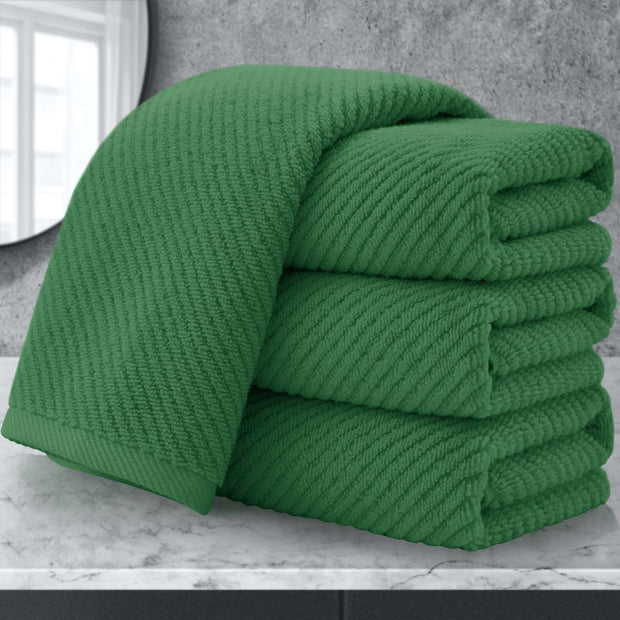 Towels for Bathroom - 100% Cotton | Lightweight | Thick | Soft, Quick Dry Towels, Bath Towel Set of 6 Large, 2 Bath 30"x56", 2 Hand 18"x28", 2 Washcloths 13"x13", Luxury Shower Towel Set, Aqua Teal