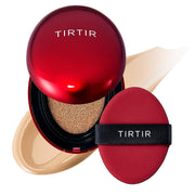 TIRTIR Mask Fit Red Cushion Foundation | Full coverage, Weightless, Skin fit, Satin Glow Finish, Korean Makeup, beauty, Tattoo cover up, Buildable (#29N Natural Beige, 0.63 Fl Oz)