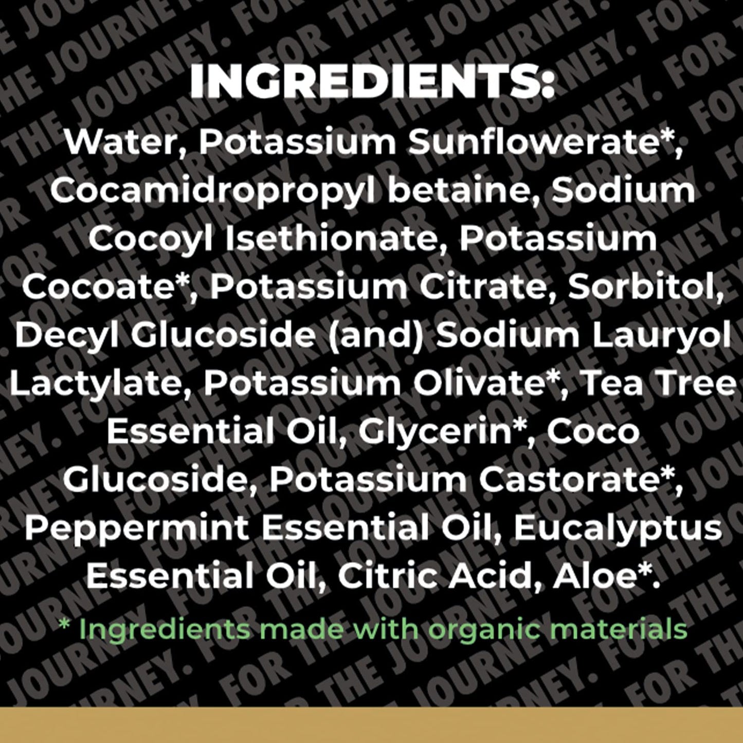 Gold BJJ Submission Soap Body Wash - Shower Gel Packed with Tea Tree Oil for Jiu Jitsu, Wrestling, MMA, and Boxing