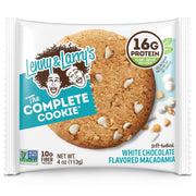 Lenny & Larry’s The Complete Cookie, White Chocolate Macadamia – 4oz Soft-Baked Vegan Cookies (Pack of 6) by Savanova – Plant-Based, Non-GMO, High Protein Snack, Dairy-Free, Egg-Free