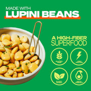 Kaizen Low Carb Keto Pasta Fusilli - High Protein (20g), Gluten-Free, Keto-Friendly (6g Net), Plant-Based Lupini Noodles made w/High Fiber Lupin Flour - 8 ounces (Pack of 3)