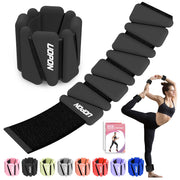 Wrist Ankle Weights for Women Set of 2, Adjustable Silicone Weighted Bangles, Wearable Ultra-durable Strips Weight Bracelet 2 lbs/4 lbs for Yoga, Pilates, Barre, Walking, Arm & Leg Workout