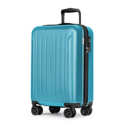 KYME Suitcase Hardshell With Double Spinner Wheels, PC+ABS TSA Lock Travel Luggage (Pink, 2Pcs Set(20"/24"))