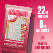 Legendary Foods 22 g Protein Pastry Bundle - Low Carb Meal Replacement Bar - Gluten Free Protien Snacks - Healthy Keto Snack Box - Low Sugar Energy Bars - Bariatric Diabetic Friendly 16 Pack