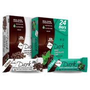 NuGo Dark Chocolate Pretzel and Sea Salt, 12g Protein Bar, Vegan, Gluten Free, Non-GMO, Kosher Pareve, 24 Count