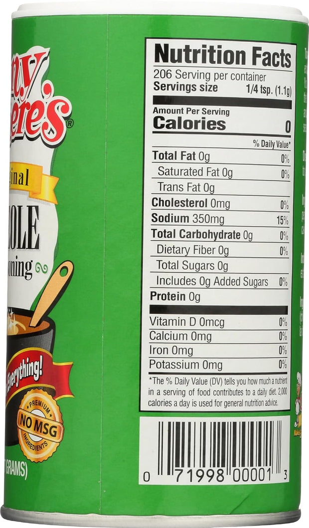 Tony Chachere's, Original Creole Seasoning, 8 Oz