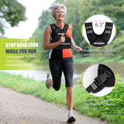 Weighted Vest Adjustable Weights for Women, 6-12 Lbs Weight Vest for Walking with Plus Size Pocket, Ruck Vest with 6 Ironsand Weights & Reflective Strip for Running, Workouts & Strength Training