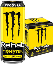 Monster Rehab, Tea + Lemonade, 15.5 fl oz, 4 Pack