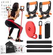 [2025 New] Northdeer Resistance Band with Patented Adjustable Handles, Exercise Band, Adjust Resistance Levels Instantly by Changing Band Length for Home Gym Yoga Pilates Full Body for Men Women