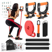 [2025 New] Northdeer Resistance Band with Patented Adjustable Handles, Exercise Band, Adjust Resistance Levels Instantly by Changing Band Length for Home Gym Yoga Pilates Full Body for Men Women