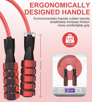 Jump Rope for Women Men, Fitness Jumprope for Women Workout, Adjustable Adult Exercise Skipping Rope