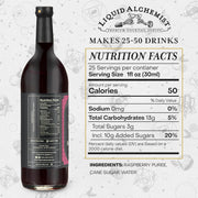 Liquid Alchemist Raspberry Syrup for Drinks - Real Ingredients Make our Raspberry Puree for Drinks the Perfect Drink Mixer - Our Cocktail Syrup is Non-GMO & Vegan (25.4 oz)