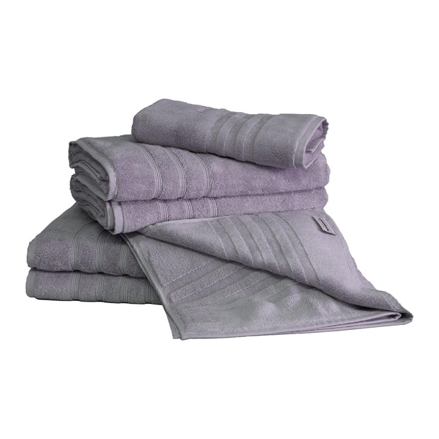 Mosobam Luxury Turkish Set of 2 Bath Towels 30X58 Light Taupe Oversize 700 GSM Bamboo Viscose & Aegean Turkish Combed Cotton