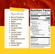 Sauz | Summer Lemon Marinara Pasta Sauce, 25 Oz Jar (4-Pack), Fresh Citrus Zest, Gluten-Free, Non-GMO, Multi-Use Tomato Sauce with Clean Ingredients – Small Batch Fresh Tomato Sauce