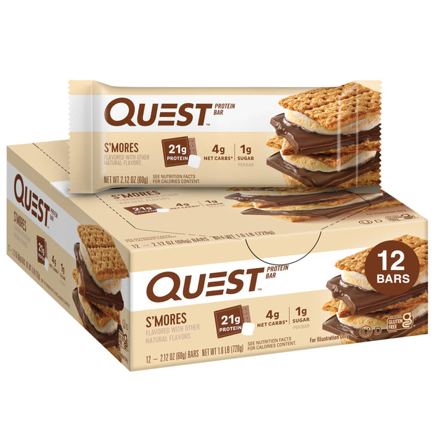 Quest Nutrition Ultimate Variety Pack Protein Bars, High Protein, Low Carb, Gluten Free, Keto Friendly, 12 Count