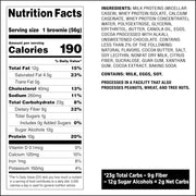 Quest Nutrition Bake Shop, Chocolate Brownies, 10g Protein, 2g Net Carbs, 1g Sugar, 4 Count