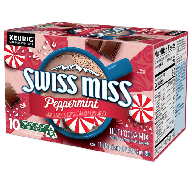 Swiss Miss Milk Chocolate Hot Cocoa, Single-Serve Keurig K-Cup Pods, Hot Chocolate, 44 Count
