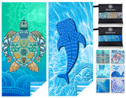 Microfiber Thin Lightweight Beach Towel Sand Free Quick Dry Absorbent Compact Towels for Swimming Pool Camping Beach Accessories Large Easy Pack Travel Things for Vacation Essentials Adult Gift