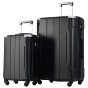 Merax Luggage Sets 3-Piece Hardshell with Spinner Wheels Lightweight Suitcase with Corner Guards (Green, 20/24/28)