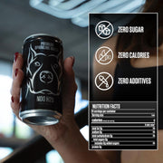 NDO H2O Premium Purified Water Case - 24 Pack (8.4 fl oz, Sparkling) | Reverse Osmosis Canned Water | Tested for Over 400 Impurities | Purified, Carbonated & Balanced | Alkaline & Minerals