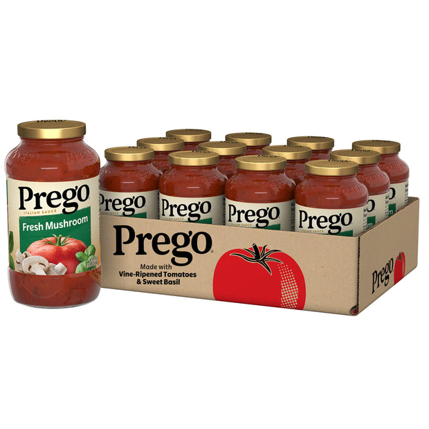 Prego Pasta Sauce, Italian Tomato Sauce with Roasted Garlic & Herbs, 24 Ounce Jar