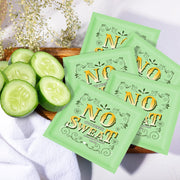 Mini Deodorant Body Wipes 50 pieces of Travel deodorant Wipes And Travel Deodorant Individually Wrap Hypoallergenic Underarm Sweating Cucumber And Travel To Clean Skin For Female Male Teenagers