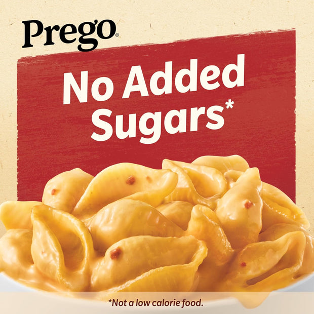 Prego Alfredo Pasta Sauce with Roasted Garlic and Parmesan Cheese, 14.5 oz Jar