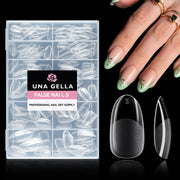 UNA GELLA Solid Nail Glue Gel Soft Gel Nail Tips Glue 15ml Lamp Curing Needed Solid Soak Off Glue Super Strong Nail Glue For Fake Acrylic Nails Extension Press On Nails