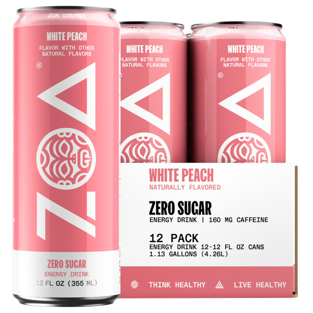 ZOA Zero Sugar Energy Drinks, Pineapple Coconut - Sugar Free with Electrolytes, Healthy Vitamin C, Amino Acids, Essential B-Vitamins, and Caffeine from Green Tea - 16 Fl Oz (12-Pack)