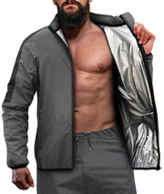 RDX Sauna Suit Full Body Heat Sweat Suit, REACH OEKO TEX 100 CERTIFIED, Anti Rip Long Sleeve Tracksuit Top Bottom