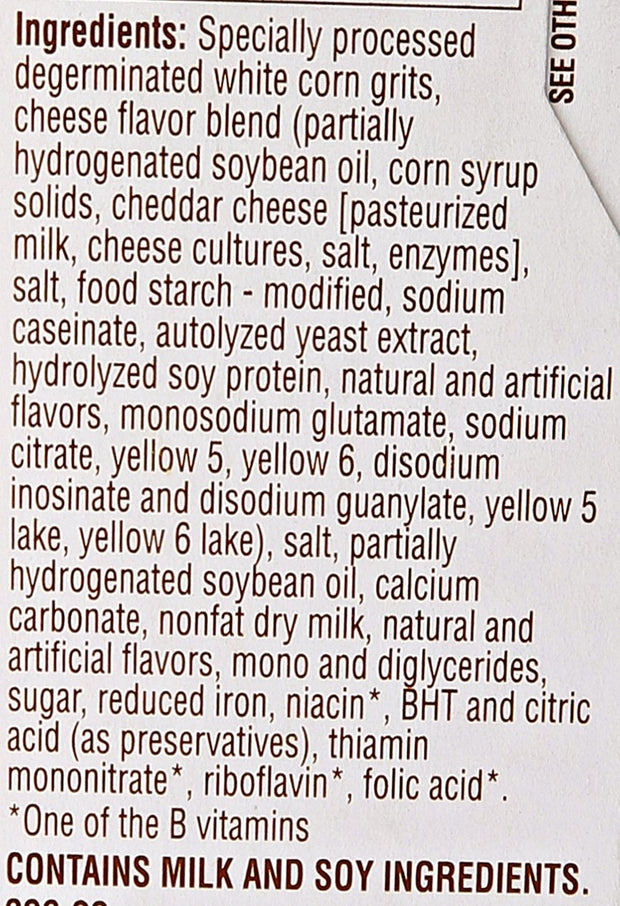 Quaker Instant Grits Cheddar Cheese, 12 ct