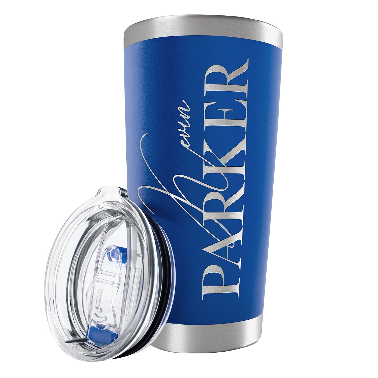 Be Burgundy Personalized Tumbler with Engraved Name - 12 Designs, 20 Oz Coffee Tumbler with Slider Lid, Black - Double Wall Insulated, Personalized Gifts for Him