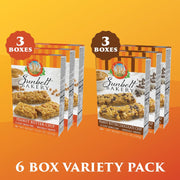 Sunbelt Bakery Peanut Butter Lovers Pack, 2 Flavor Chewy Granola Bar Variety Pack, 60 Piece Assortment