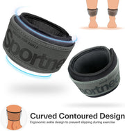 Sportneer Ankle Weights 0.5/1/2/3/5 LBS 1 Pair Wrist Leg Arm Weights for Women Men Kids Child with Adjustable Straps, Strength Weighted for Jogging Running Walking Fitness Gym Workout